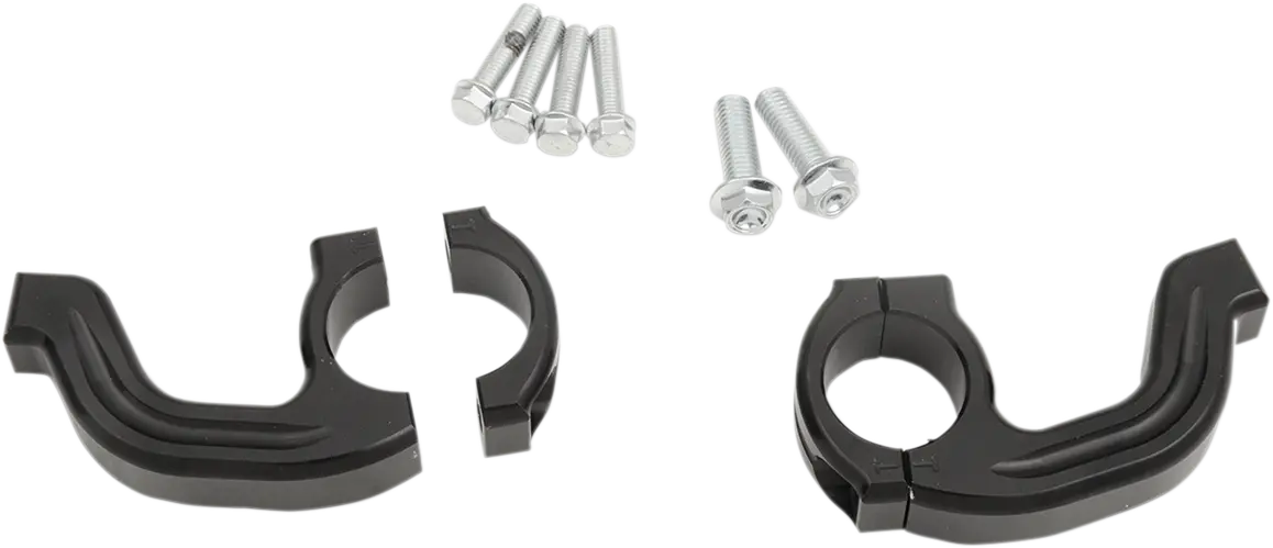 Moose Offroad Replacement Contour Handguard Inner Mount Clamp - Twinwall - Black 50-260B 1