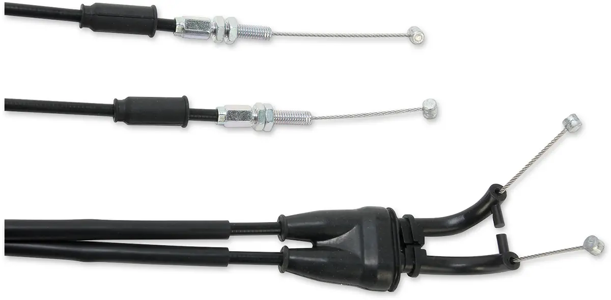 Moose Offroad Black Vinyl Throttle Cable - 33-3/8" - Ktm 45-1043 1