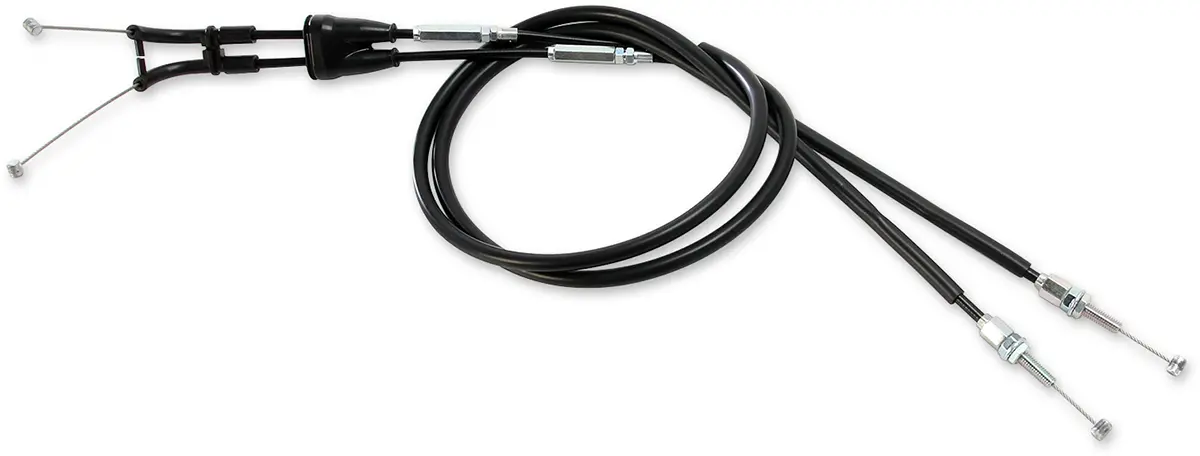 Moose Offroad Black Vinyl Throttle Cable - Stock Length - Yamaha 45-1182 1