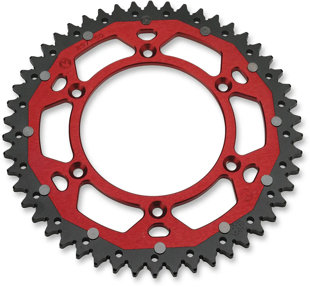 Moose Offroad Dual Sprocket - 52 Tooth - Red - Honda 1210-210-52-13X 1