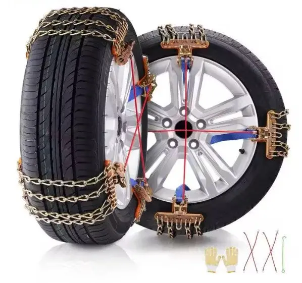 Tire Snow Chains - No Jack Required 1