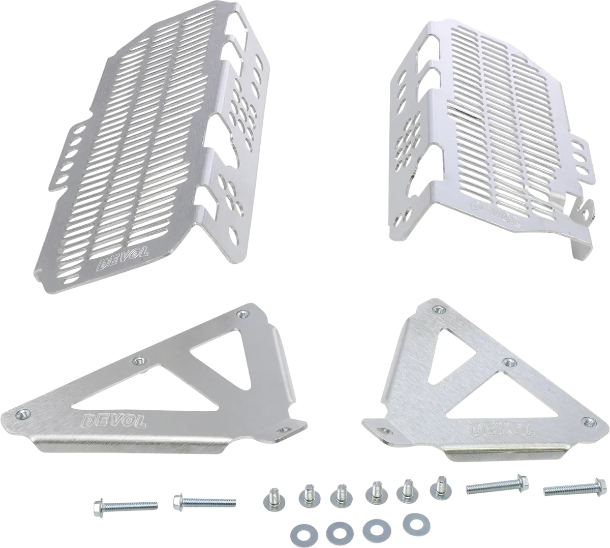 Devol Radiator Guards - Brushed Aluminum 15
