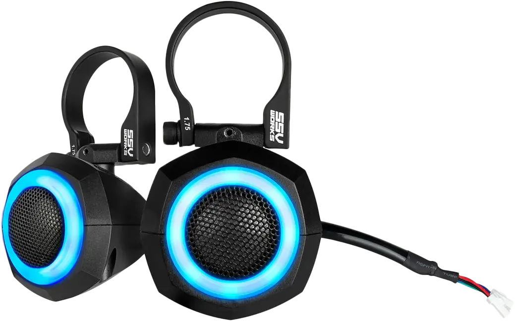 Cage Mount Tweeters With Rgb Ring 1