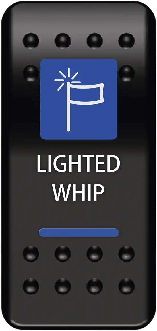 Moose Offroad Rocker Switch - Lighted Whip Whp-Pwr 1