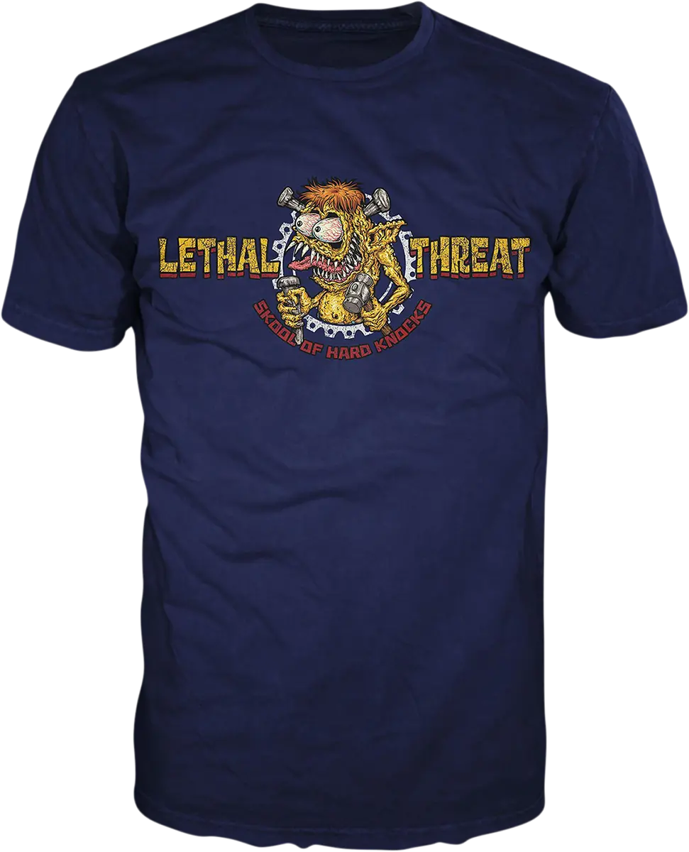 Lethal Threat Skool Of Hard Knocks And Rusty Nuts Graphic T-Shirts 1