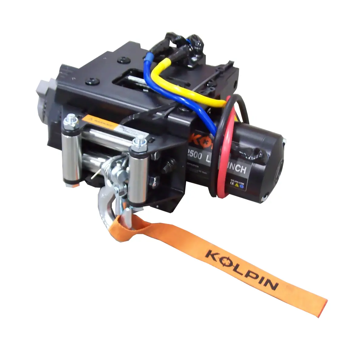 Quick Mount Winch 2500 Steel Pol 1