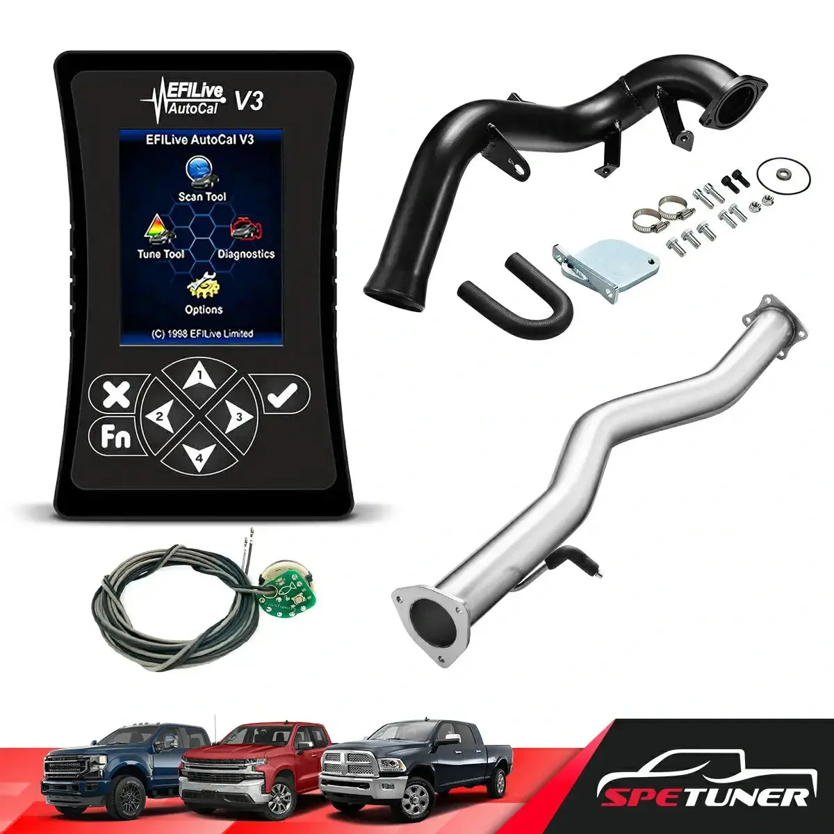 Egr/Dpf/Def Delete 2007.5-2010 Lmm 6.6L Duramax All-In-One Kit 28