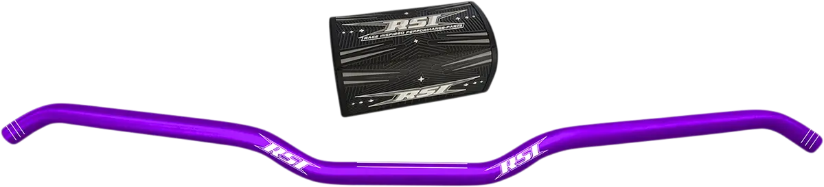 Race Shop Inc. Hustler Anodized Aluminum Handlebar - Hook - 13° - Purple T6-10R-Pur 1