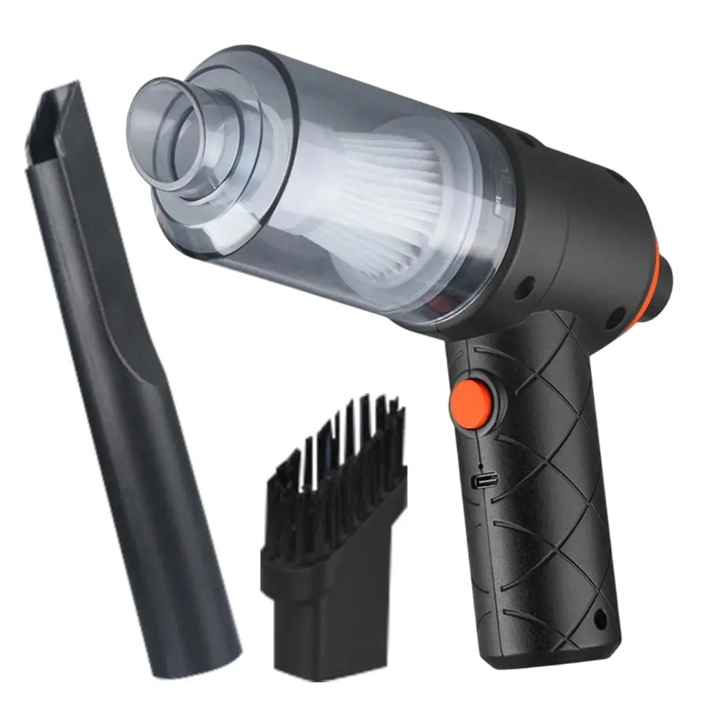 Handheld Vacuum Cleaner - Wireless Freedom, Type-C Rechargeable, Dual-Purpose Blow And Suck, Multifunctional Mouthpiece 1