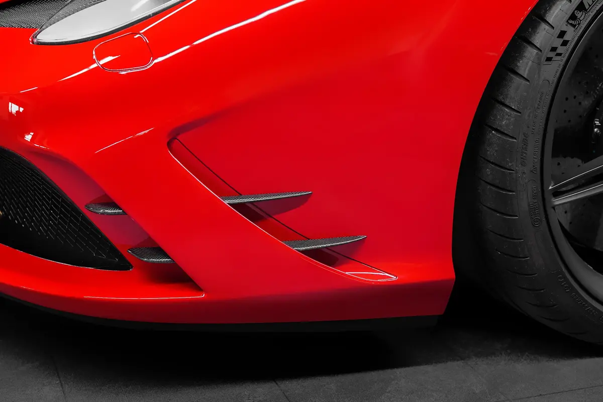 Capristo Carbon Fiber Front Fins - Ferrari 458 Speciale 1