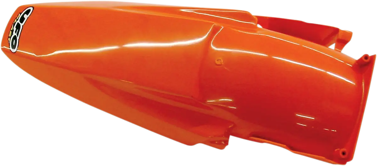 Ufo Enduro Rear Fender - Without Light - Orange Kt03067-127 1
