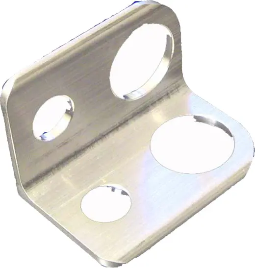 Axle Flag Mount (Polished) 1