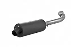 Single Slip On System W/ 4.25" Sport Muffler Blk 1