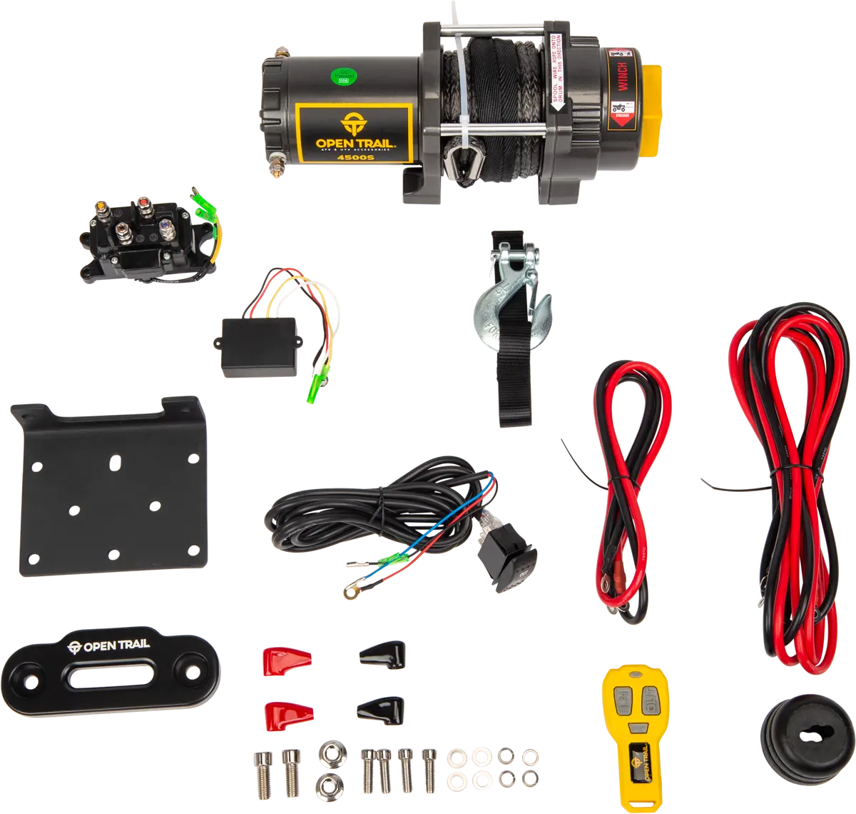 4500Lb Winch Synthetic Rope 1