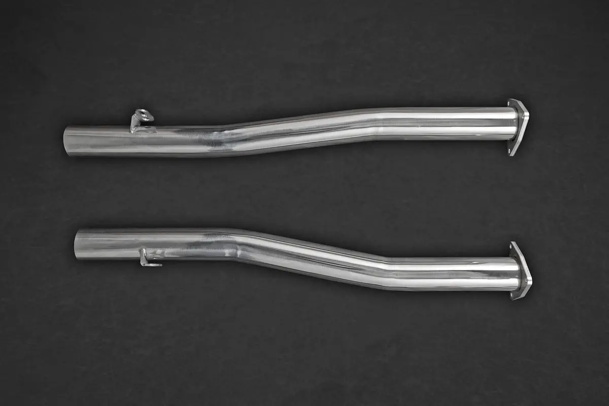Capristo Middle Silencer + Secondary Cat Spare Pipes - Bentley Continental Gt/C/Speed W12 (Pre 2012 2G) 1
