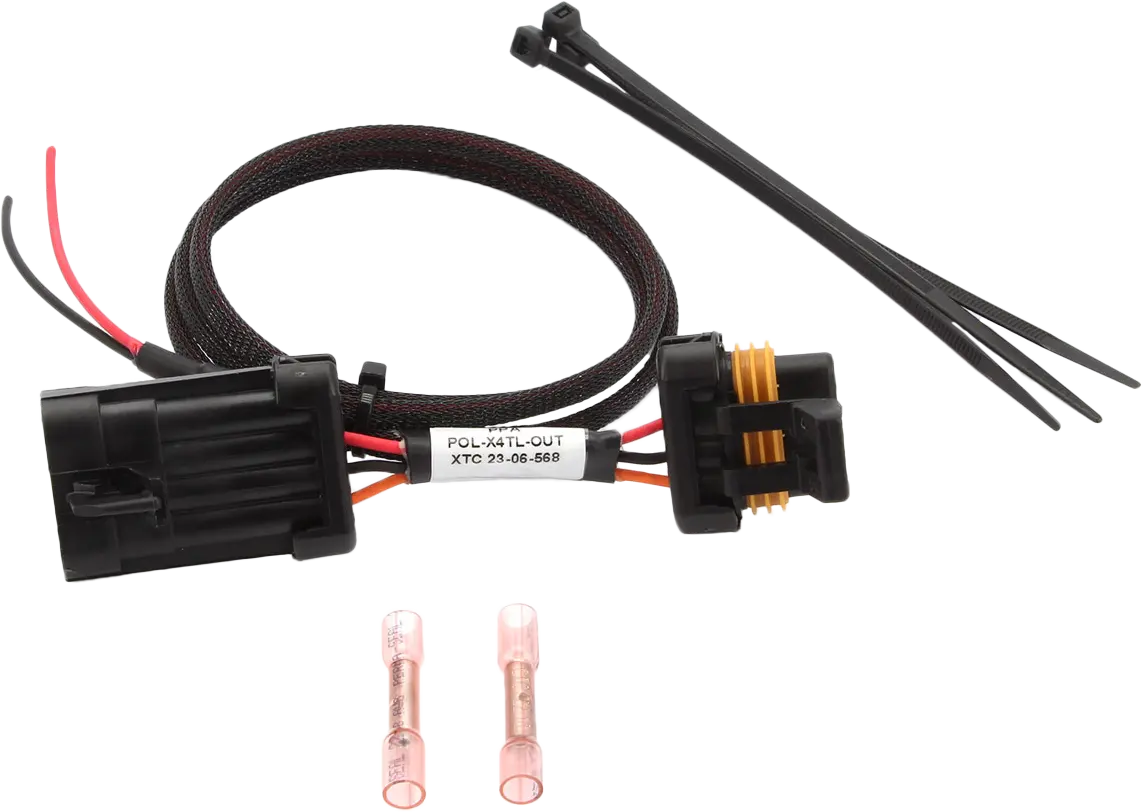Tail Light Power Harness Lic. Plate & Whip Lights Pol 1