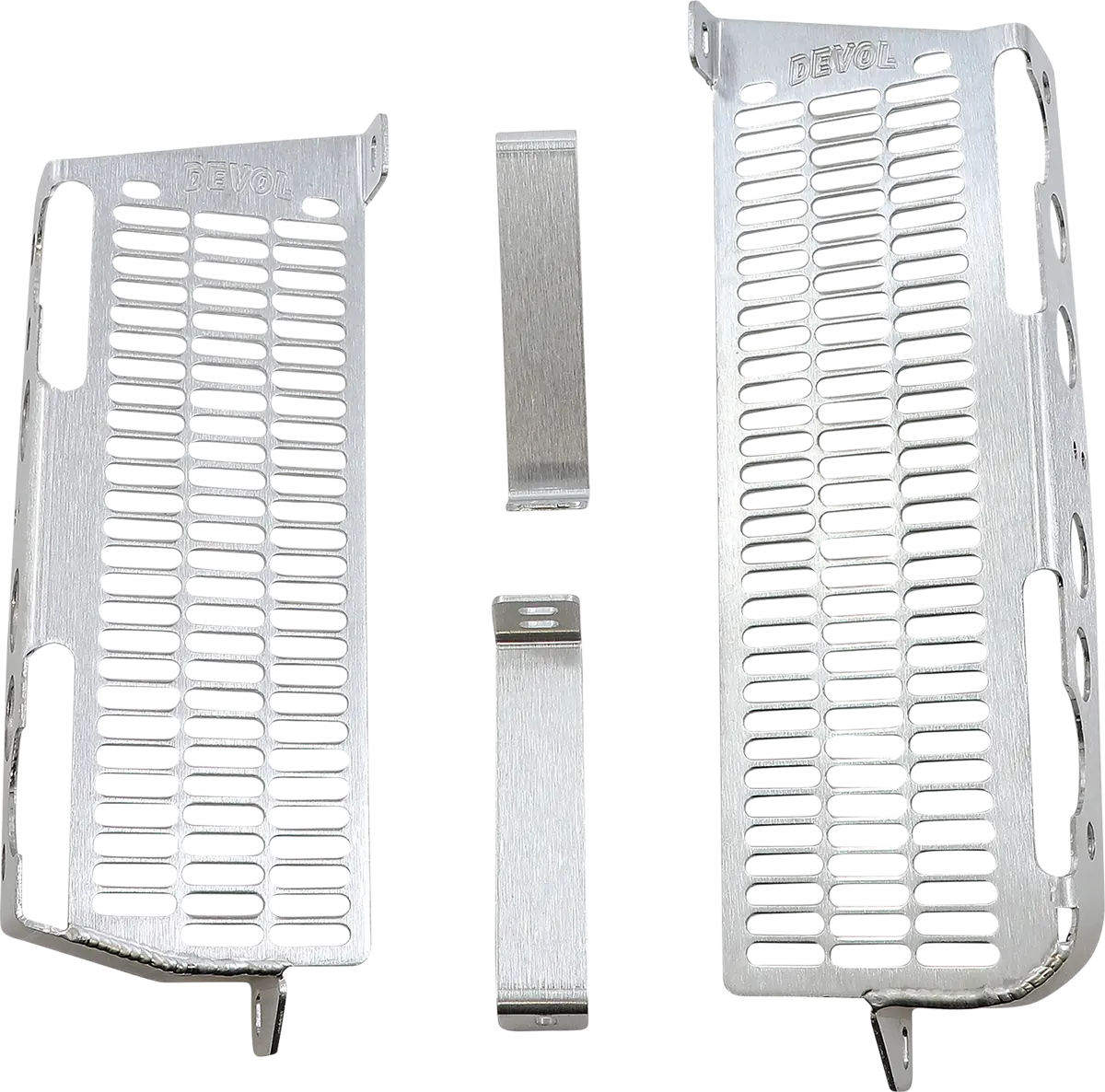 Devol Radiator Guards - Brushed Aluminum 16