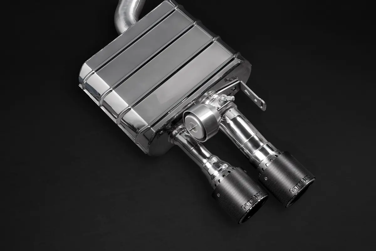 Capristo Valved Exhaust, Mid Pipes + Carbon Tips (Ces3) - Audi S8/Plus (D4) 3