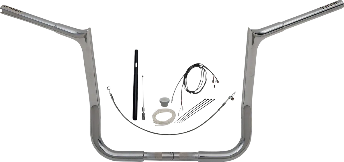 Fat Baggers Inc. Handlebar Kit - Pointed Top - 14" - Chrome 919014 1
