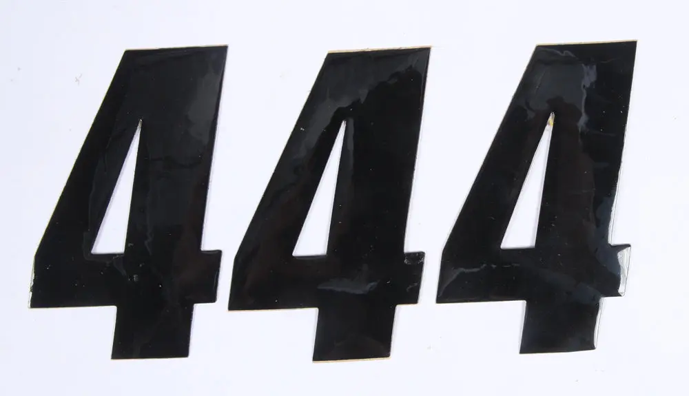 Number 4 Black 4" 3/Pk 1