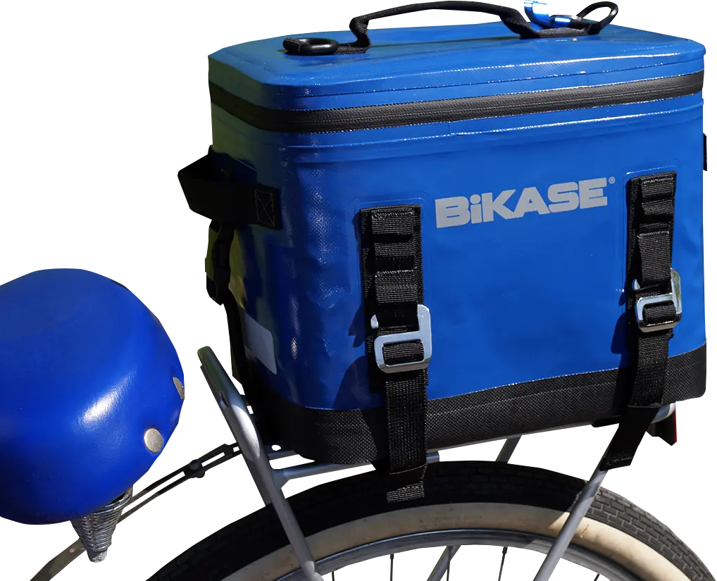 Bikase Coolkase Cooler & Reggie Rack Bag - Rack Mount 2