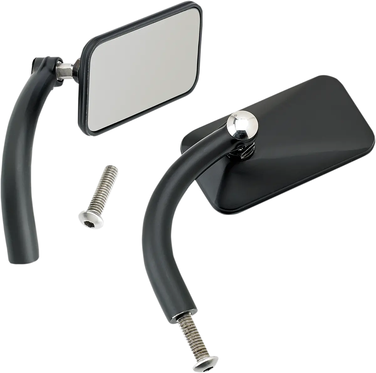 Biltwell Mirrors - Utility - Side View - Rectangle - Perch - Pair 1