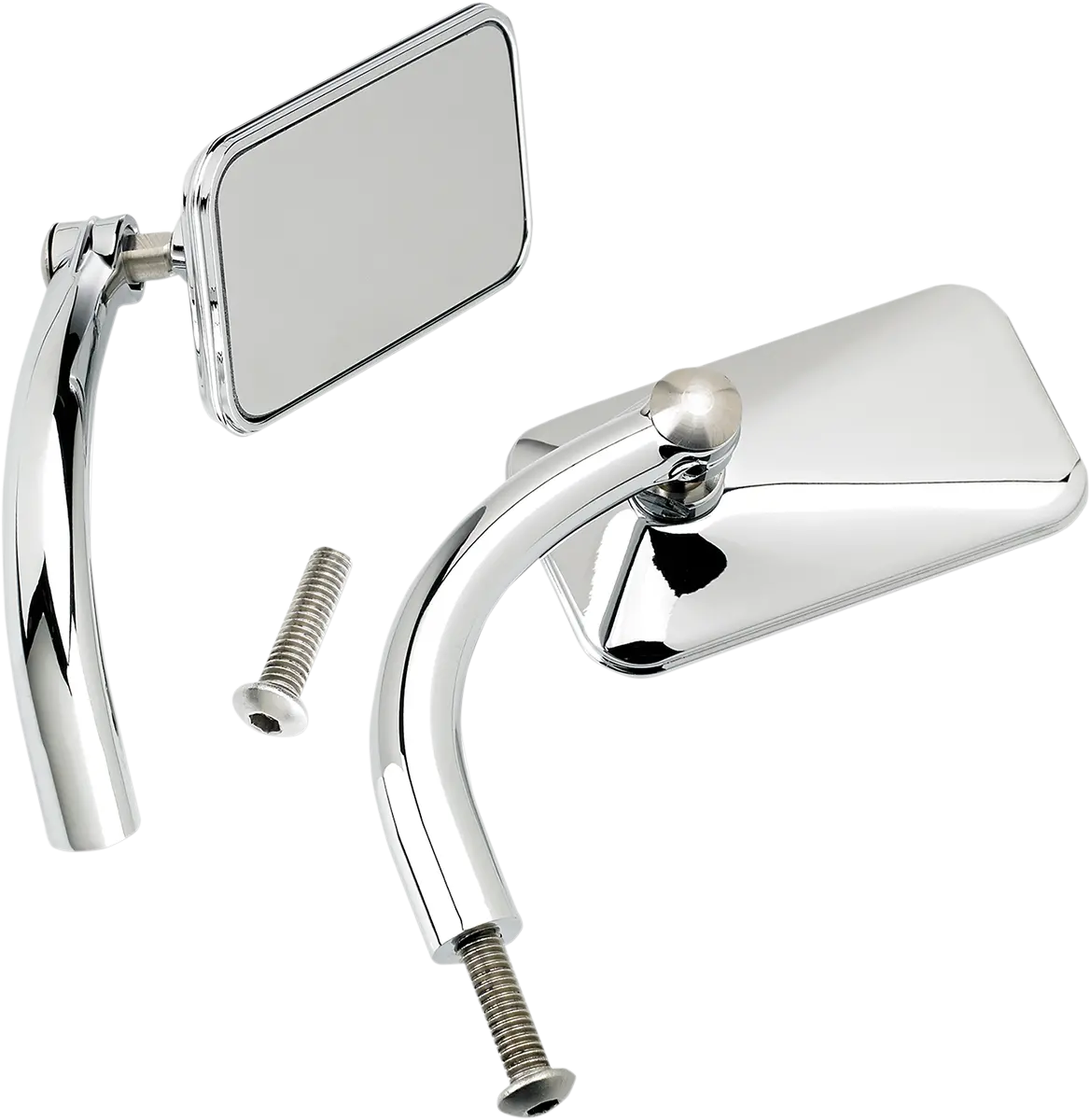 Biltwell Mirrors - Utility - Side View - Rectangle - Perch - Pair 2