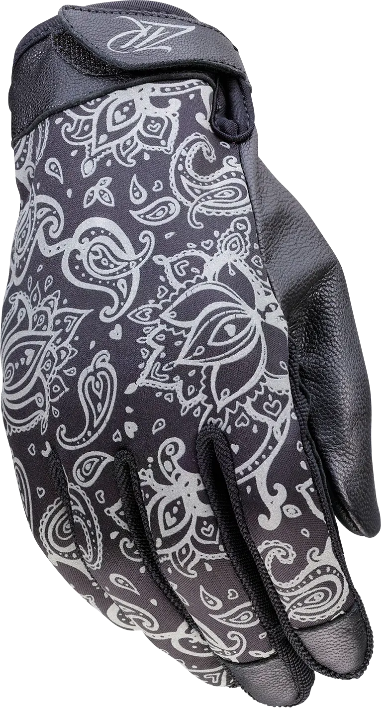 Z1r Women's Reflective Bone Gloves 5