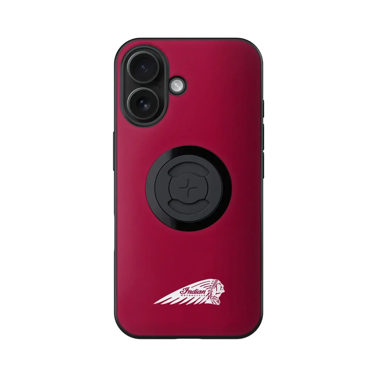 Indian Phone Case W/Headdress Iphone 16 Red W/Logo 1