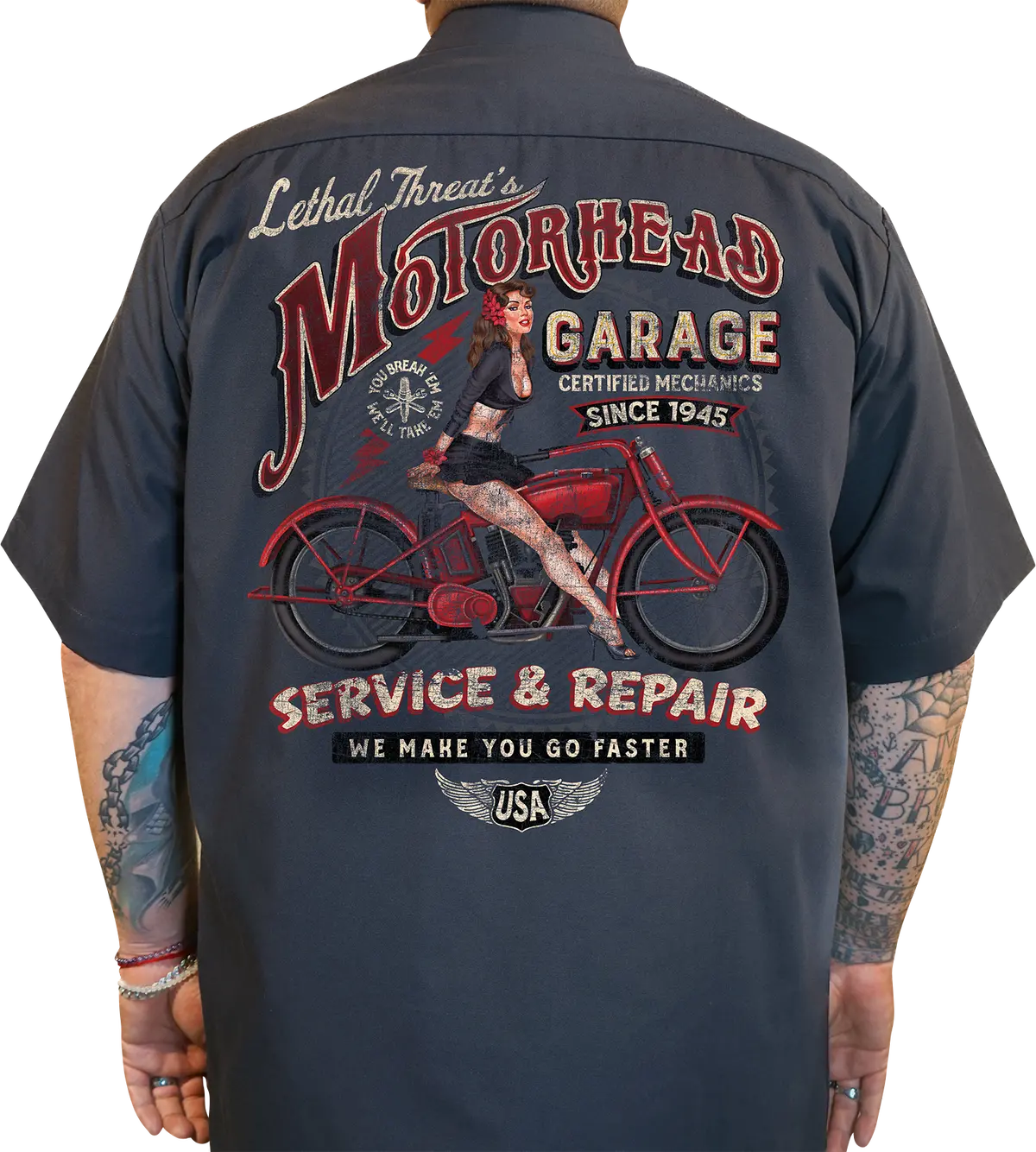 Lethal Threat Motorhead Garage Shop Shirt 2