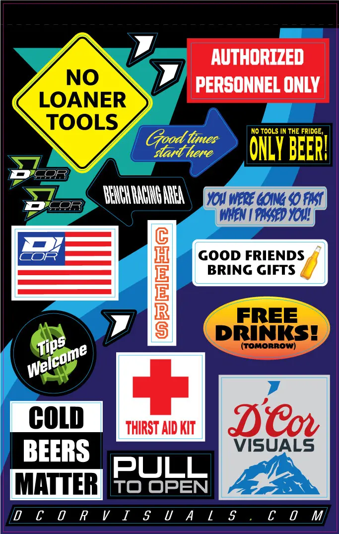 D'cor Visuals Decal Sheet 8