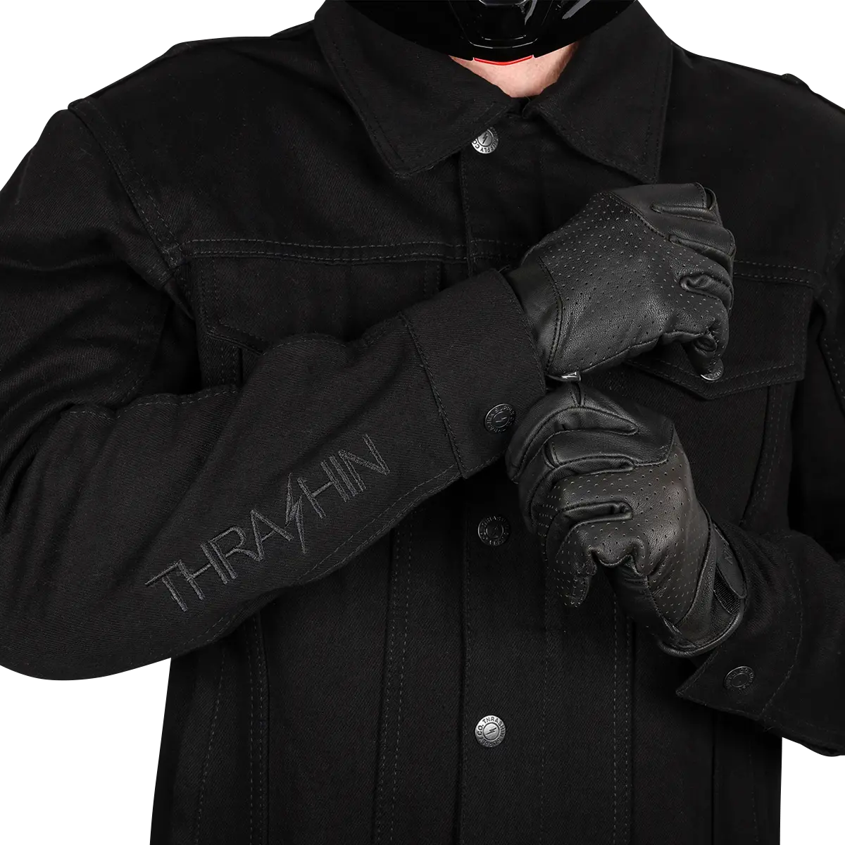 Thrashin Supply Co. Highway V2 Denim Riding Jacket 3