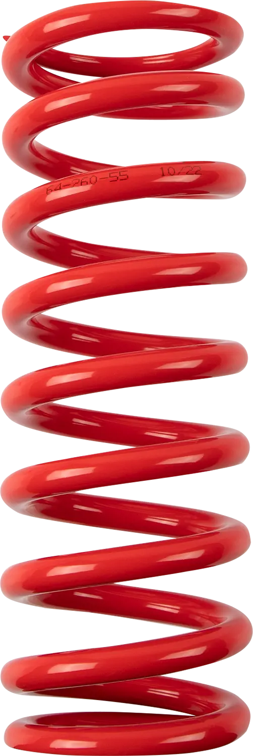 Moose Offroad Shock Spring - 64/66 Mm Od - 55 N/Mm - Red 1312-1000 1