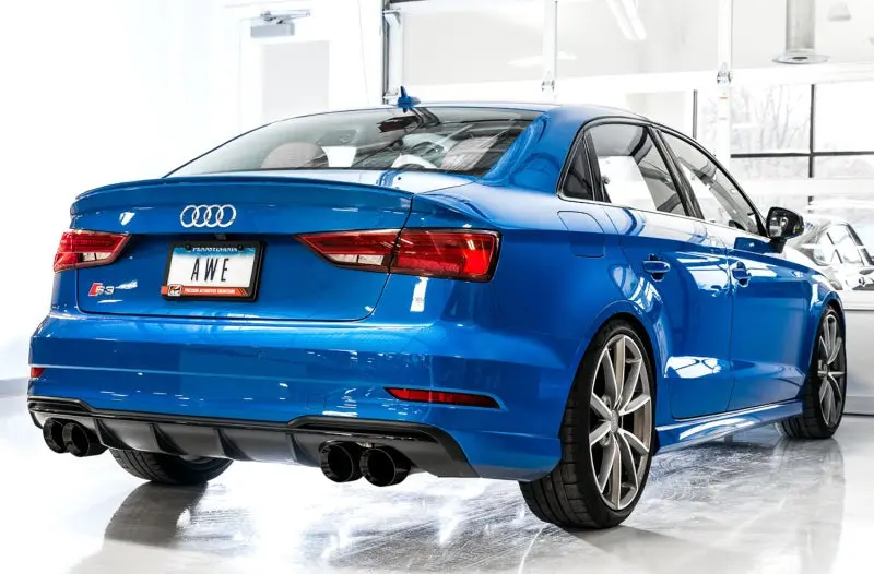 Awe Tuning Audi 8V S3 Switchpath Exhaust W/Diamond Black Tips 102Mm 2