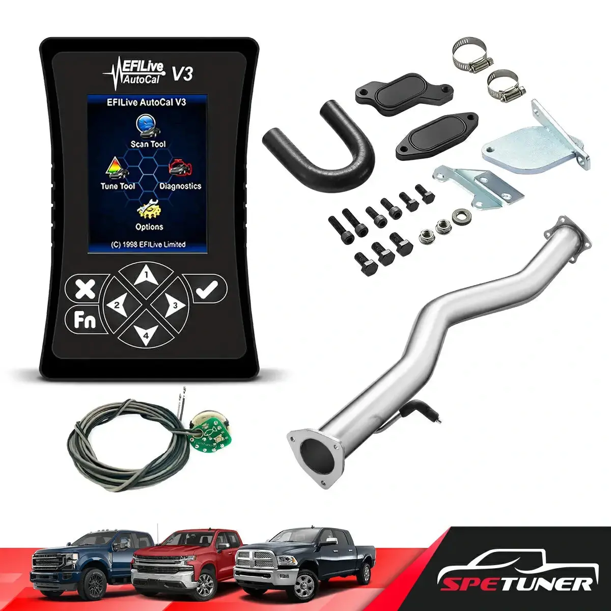 Egr/Dpf/Def Delete 2007.5-2010 Lmm 6.6L Duramax All-In-One Kit 28