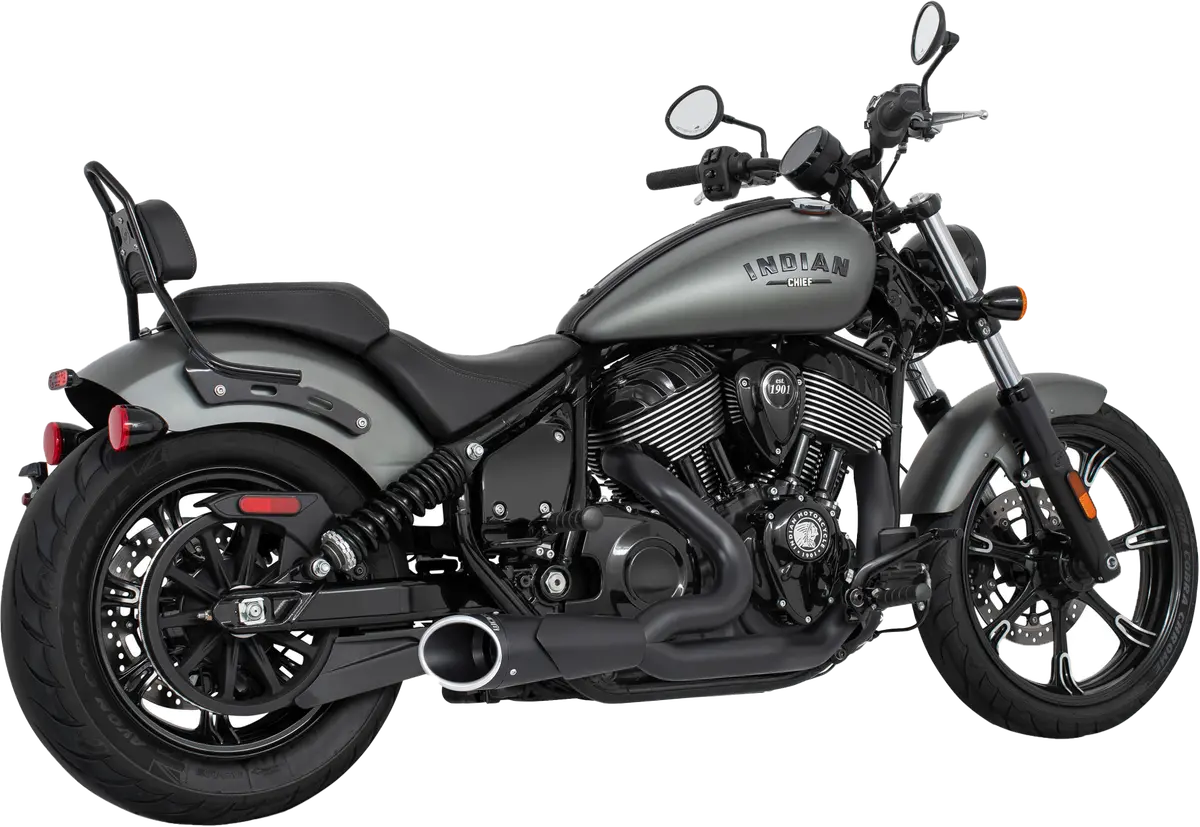 Shorty 2 1 4.5" Combat End Cap Indian Chief Bk/Bk 1