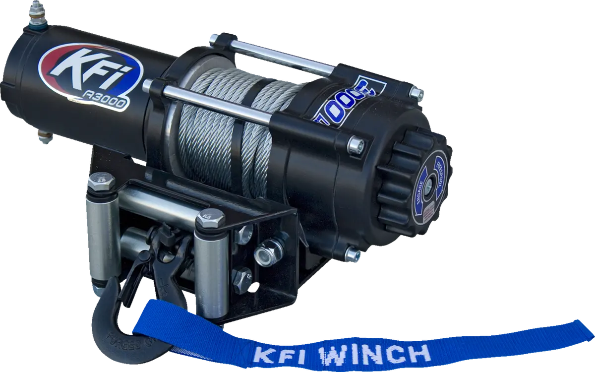 Kfi Products A3000 Atv Winch - 3000 Lb - Steel Cable A3000 1
