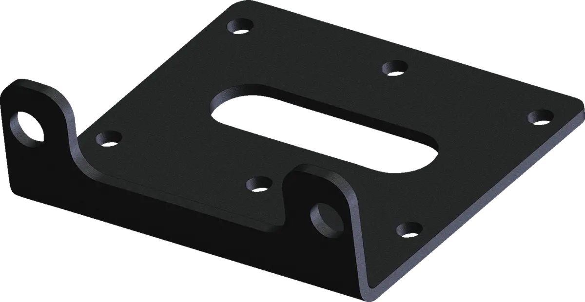 Kfi Products Winch Fairlead Mount - Standard - Warn 101715 1