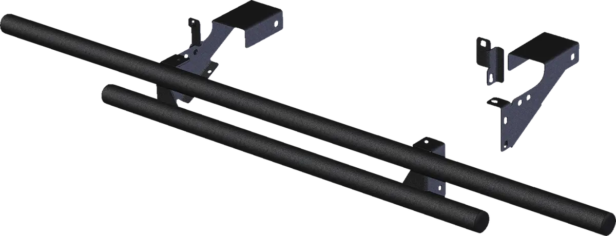 Kfi Products Rear Bumper - Round - Black - Polaris - Ranger/3200/3400 '04-'16 101425 1
