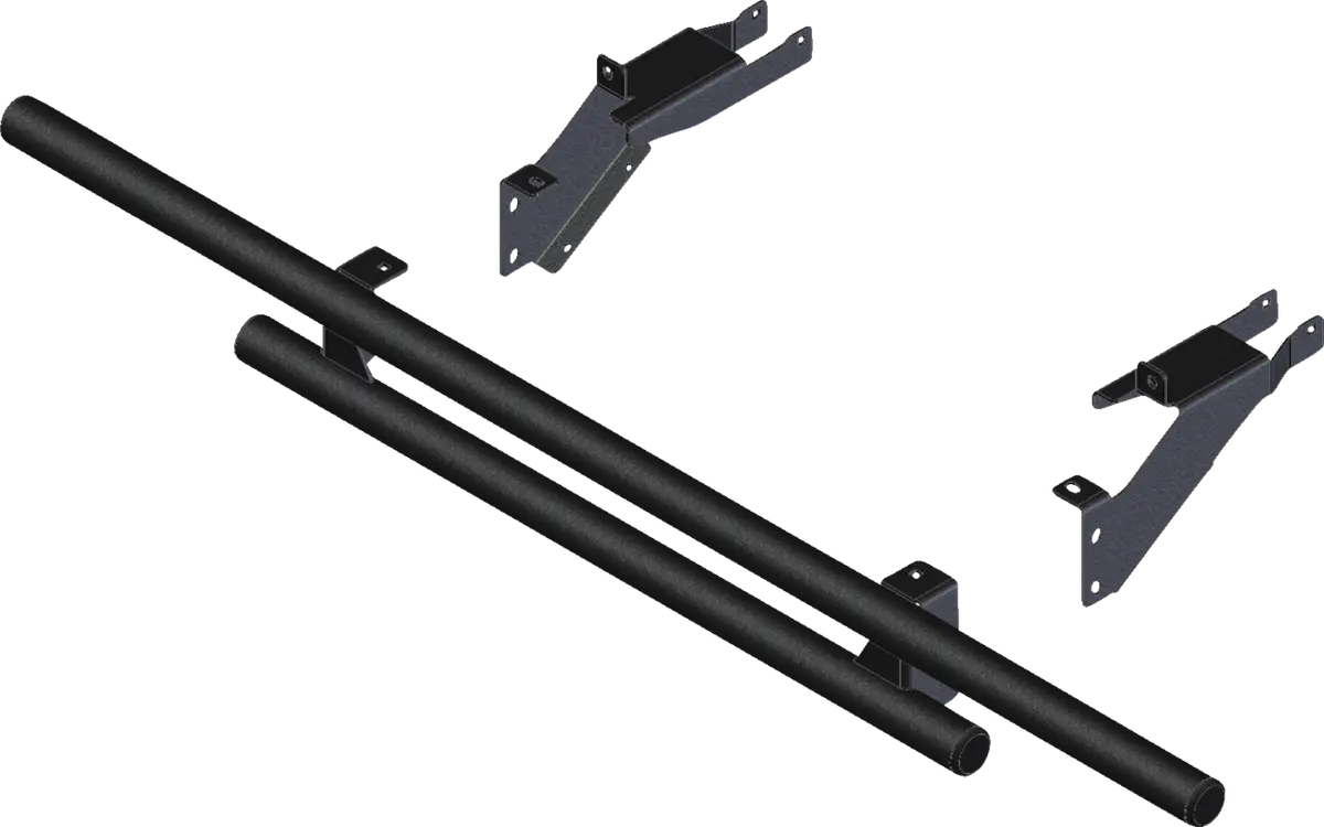 Kfi Products Rear Bumper - Round - Black - Polaris - Ranger | Pro 102000 1
