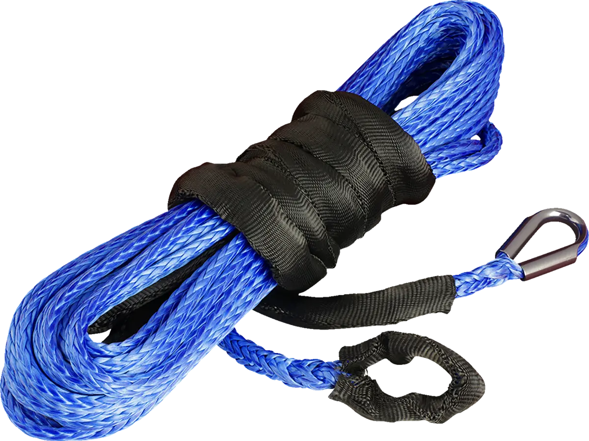 Kfi Products Winch Rope Extension - Synthetic - Blue - 1/4" X 50' Syn-Ext-B50 1