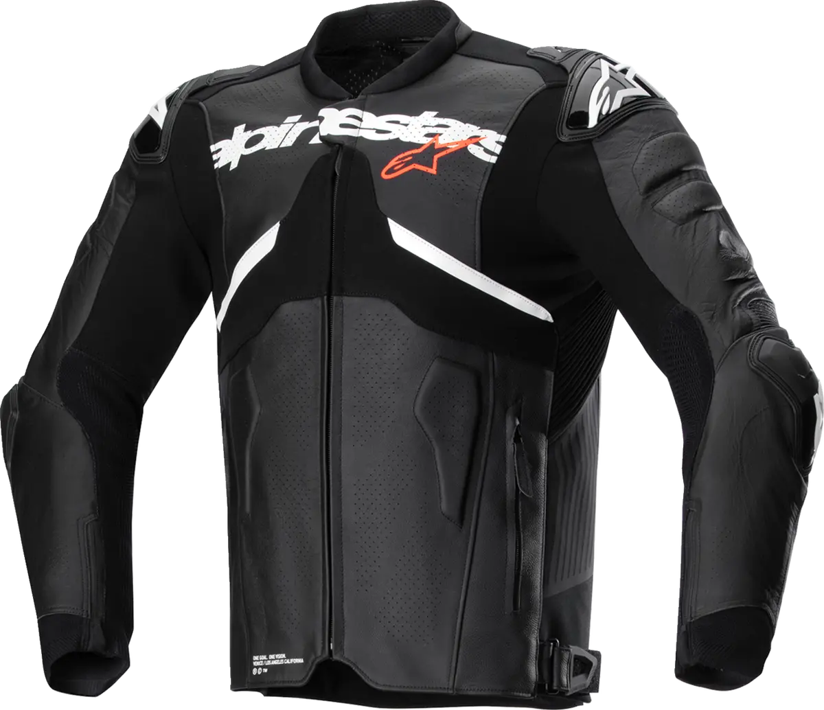 Alpinestars Atem V5 Leather Jacket - Black/White - Us 48 / Eu 58 3106524-12-58 1