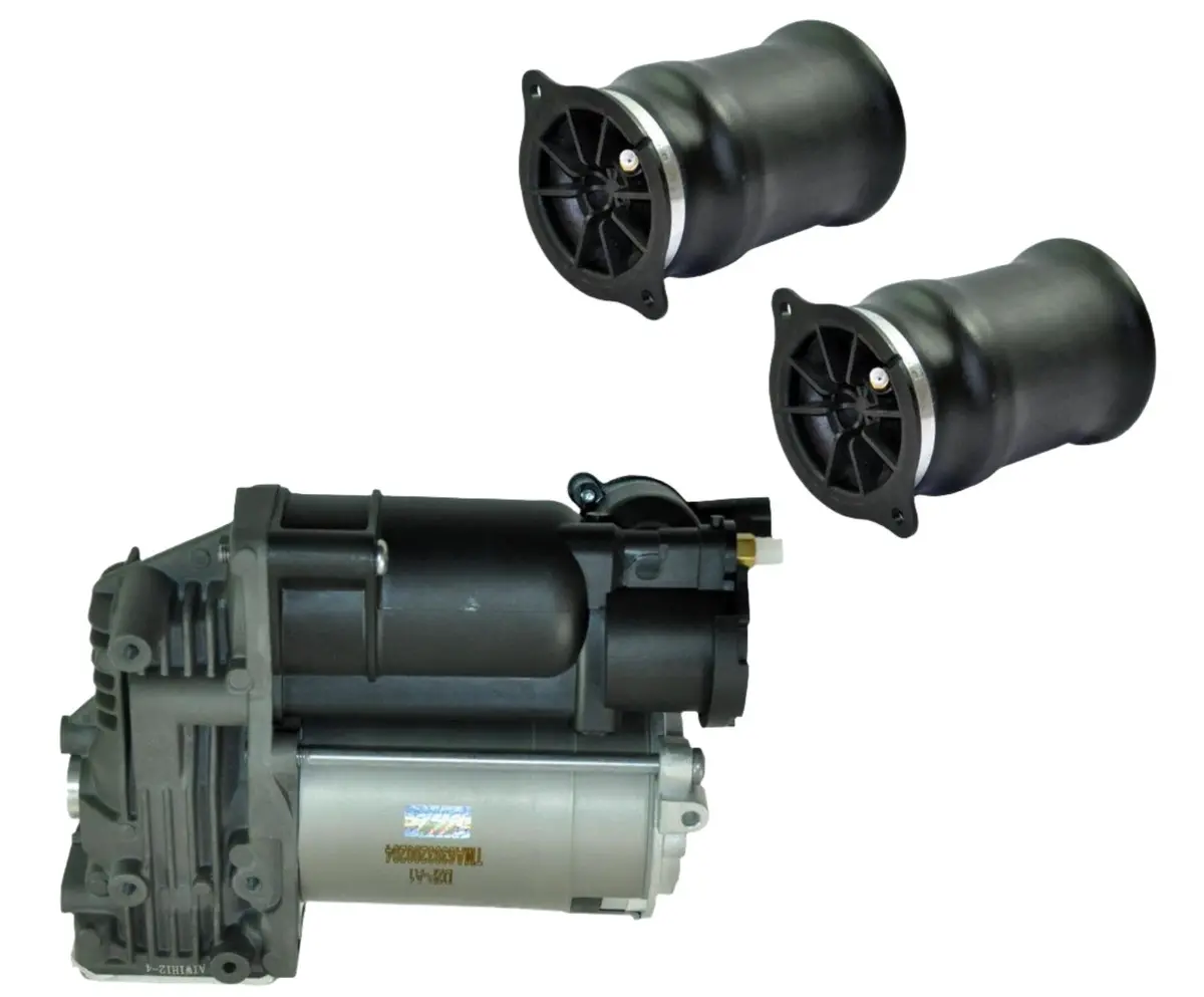 2× Rear Air Spring Bags & Air Compressor Pump – Mercedes Viano / Vito W639 2