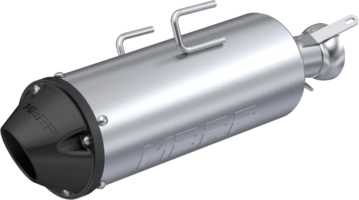 Single Slip On System W/ 5" Performance Muffler Blk Tip 1
