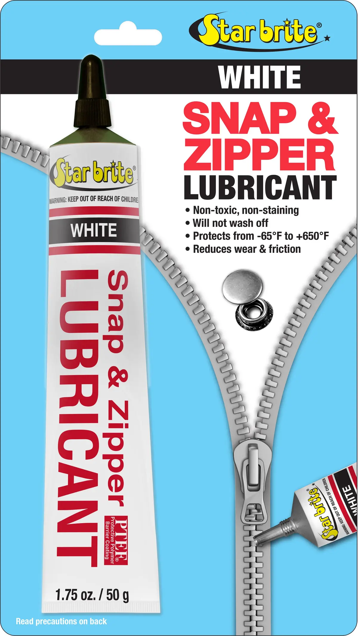 Snap Zipper Lube 6/Case 1