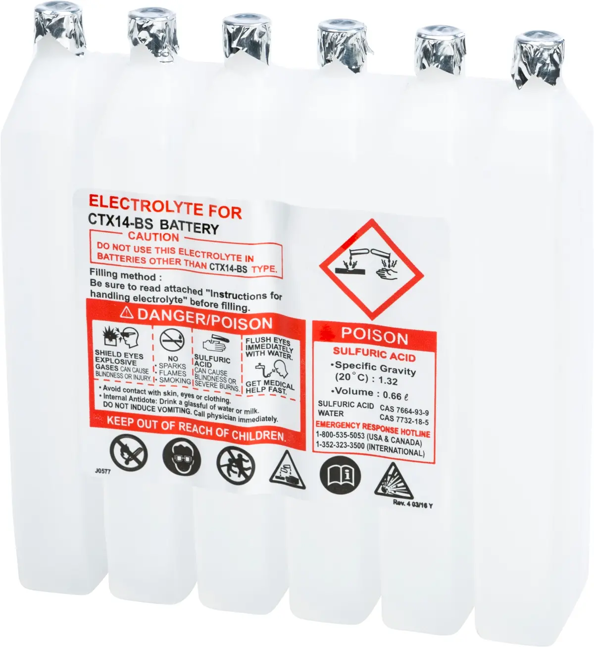 Sealed Battery Electrolyte Pack 3