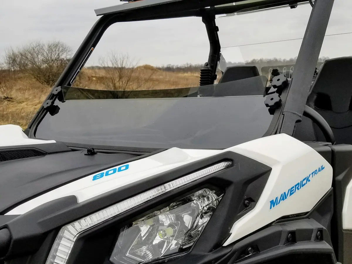 Half Windshield Tinted Can Maverick Trail 1