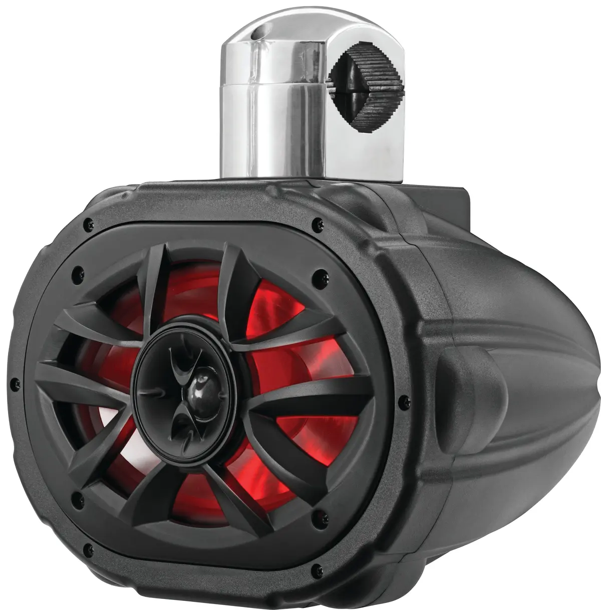 600W 6"X9" Rgb Speaker Led Black W/4 Way Cage Mount 1Pc 1