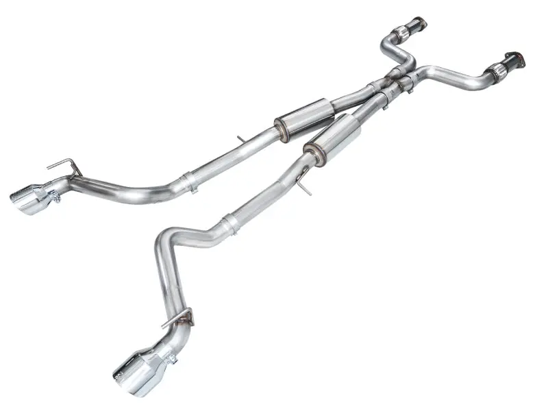 Awe 2023 Nissan Z Rz34 Rwd Track Edition Catback Exhaust System W/ Chrome Silver Tips 1