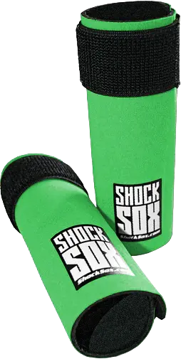 Shock Sox  6"  Green Upside Down Forks 1